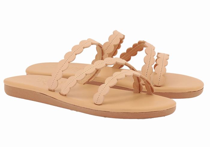 Sandali Scorrevoli Ancient Greek Sandals Oceanis Donna Beige | JYU8954NS