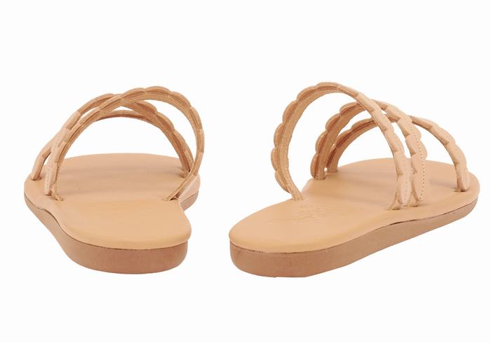 Sandali Scorrevoli Ancient Greek Sandals Oceanis Donna Beige | JYU8954NS