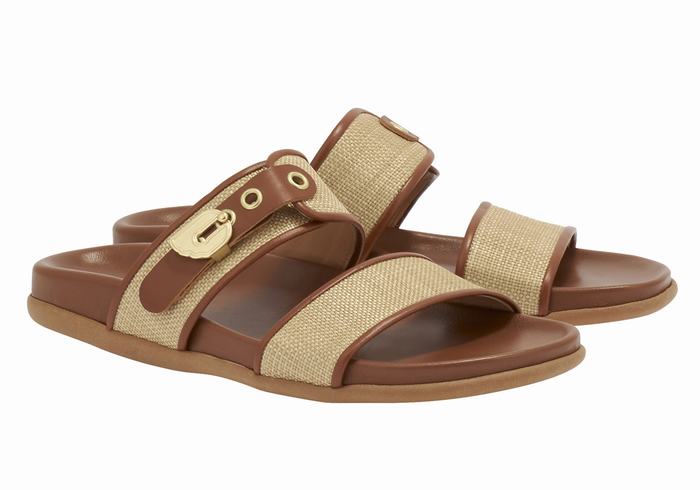 Sandali Scorrevoli Ancient Greek Sandals Latria Donna Beige Marroni | KMW7473NR