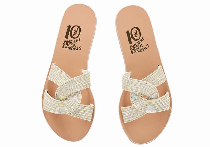 Sandali Scorrevoli Ancient Greek Sandals Kore Of Berlin Donna Bianche | RVN2626BB