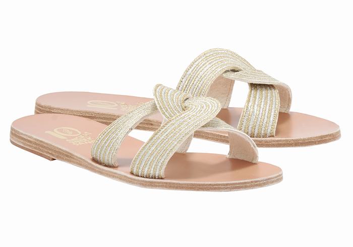 Sandali Scorrevoli Ancient Greek Sandals Kore Of Berlin Donna Bianche | RVN2626BB