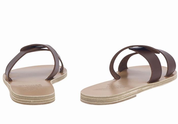 Sandali Scorrevoli Ancient Greek Sandals Desmos Donna Caffè | HFQ8659IU