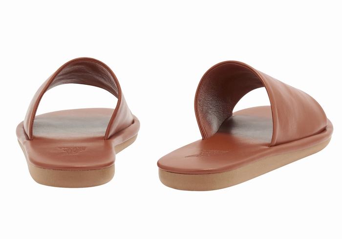 Sandali Scorrevoli Ancient Greek Sandals Cerastes Donna Marroni Scuro | LBF816ZX