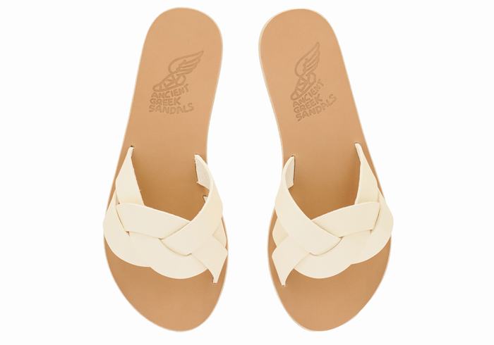 Sandali Scorrevoli Ancient Greek Sandals Arachne Donna Bianche | XHM4916XH