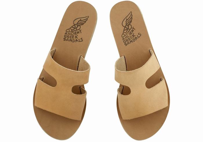 Sandali Scorrevoli Ancient Greek Sandals Apteros Donna Beige | FAZ6820DG