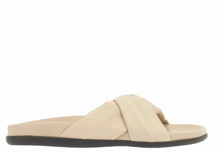 Sandali Scorrevoli Ancient Greek Sandals Whitney Footbed Donna Grigie Marroni | QJK435JZ