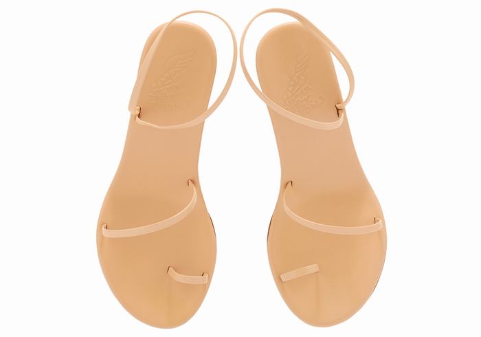 Sandali Zeppa Ancient Greek Sandals Chora Mid Donna Beige | GPA8186OX