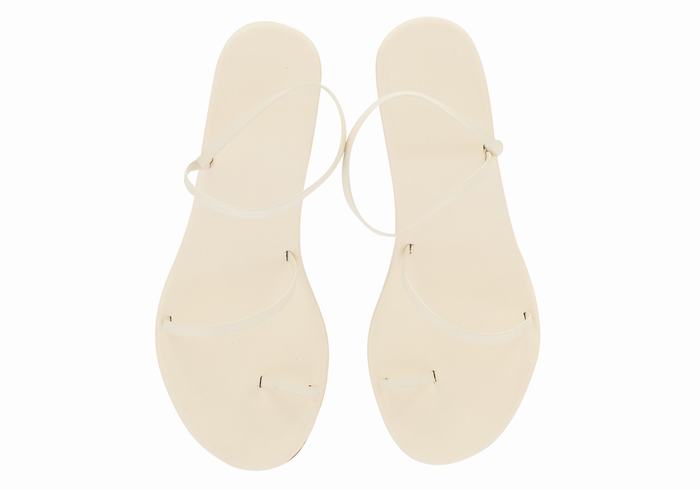 Sandali Zeppa Ancient Greek Sandals Chora Mid Donna Bianche | NGA3385CL