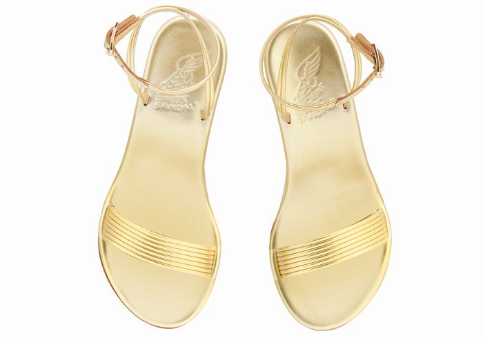 Sandali Zeppa Ancient Greek Sandals Chrismos Donna Oro | RBX5889JW