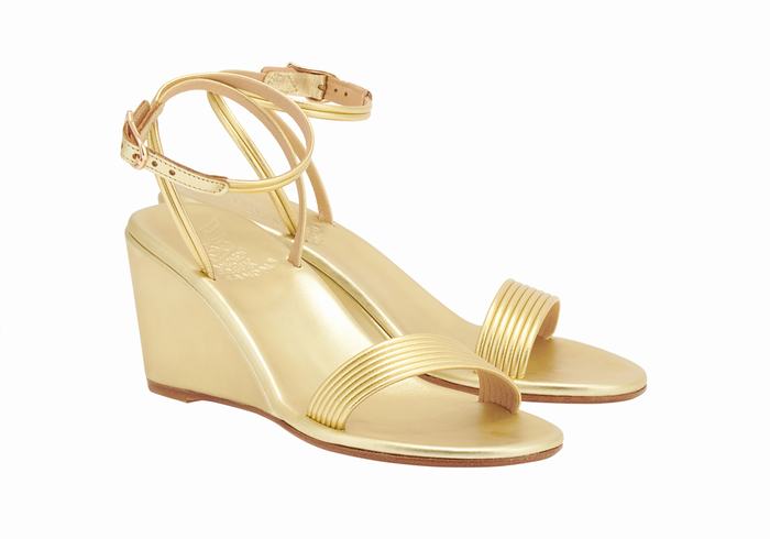 Sandali Zeppa Ancient Greek Sandals Chrismos Donna Oro | RBX5889JW