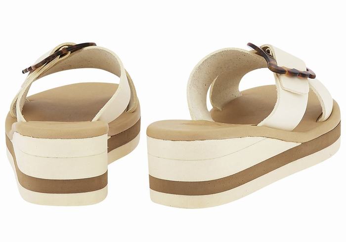 Sandali Zeppa Ancient Greek Sandals Thais Rainbow Donna Bianche Beige | CZS3731GR