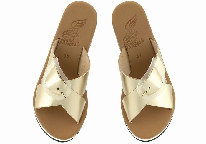 Sandali Zeppa Ancient Greek Sandals Thais Rainbow Donna Oro Bianche | GEG9552GJ