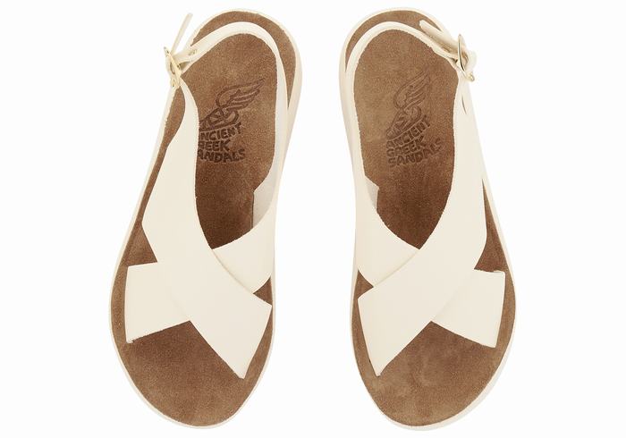 Sandali con Plateau Ancient Greek Sandals Maria Comfort Donna Bianche | UUW942DS