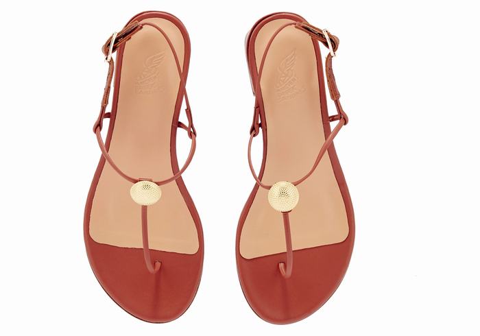 Sandali con Tacco Ancient Greek Sandals Mistida Donna Rosse | JZU294XA